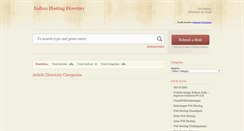 Desktop Screenshot of indianhostingdirectory.com